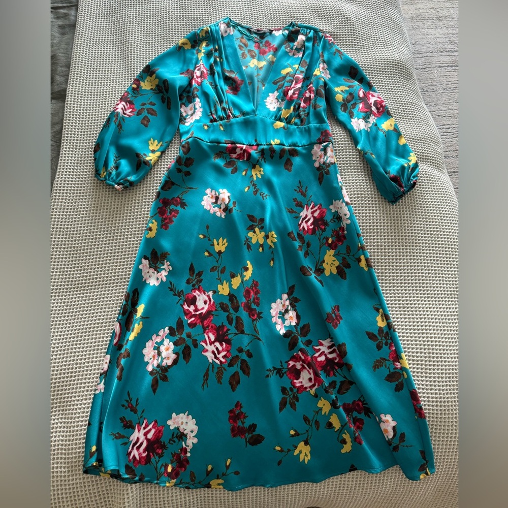 Zara Floral Midi Dress